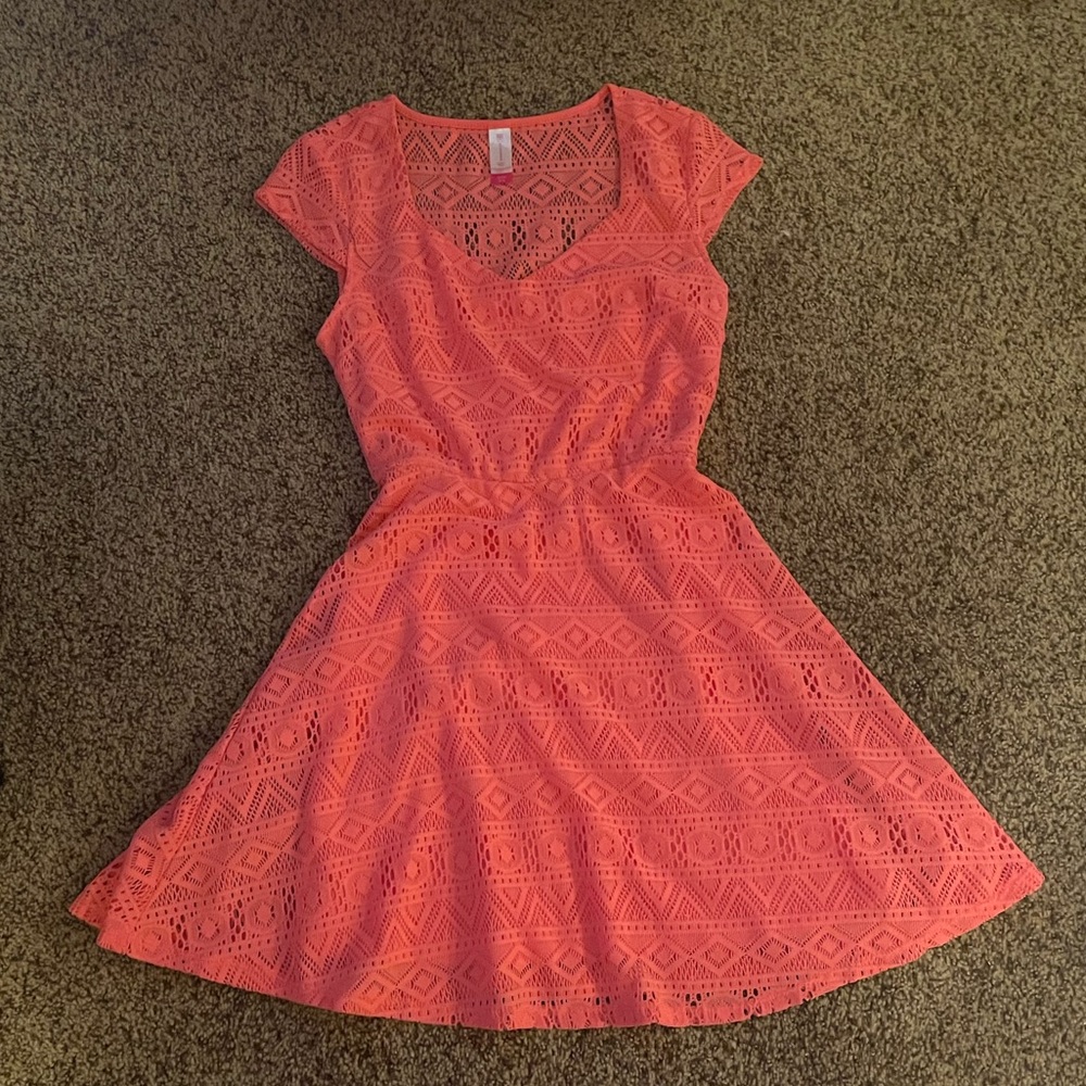 Target pink/coral colored dress, size small (3-5)